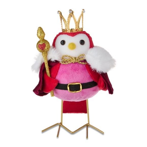 Other - Fabric King Bird Tabletop Decoration, Multicolor, 7", Valentine's Day